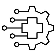 digital transformation icon
