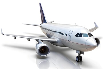 Obraz premium an airplane on a white background