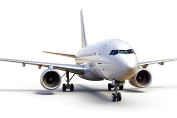 Naklejka premium an airplane on a white background