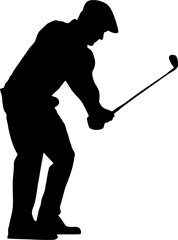 golf silhouette
