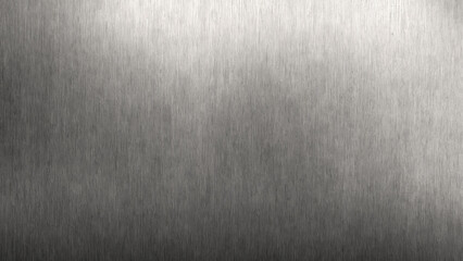 Fototapeta premium Stainless steel texture with shine. Silver steel background. Metal