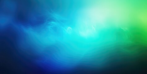 Blue and green gradient background, with a gradient from blue to dark blue, and from green to light cyan. The gradient color background has a blurred edge, and is of high resolution.