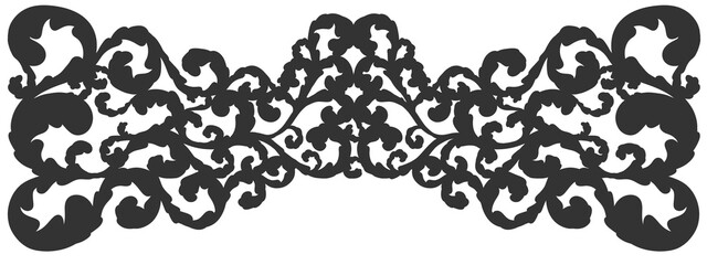 Floral ornament figure; old style decoration