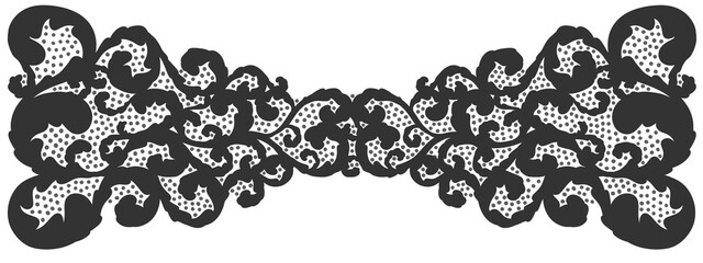 Floral ornament figure; old style decoration