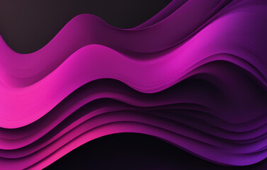 Abstract purple panoramic wallpaper, Abstract background with pink and purple waves Vector illustration, Colorful violet wavy shapes abstract background
