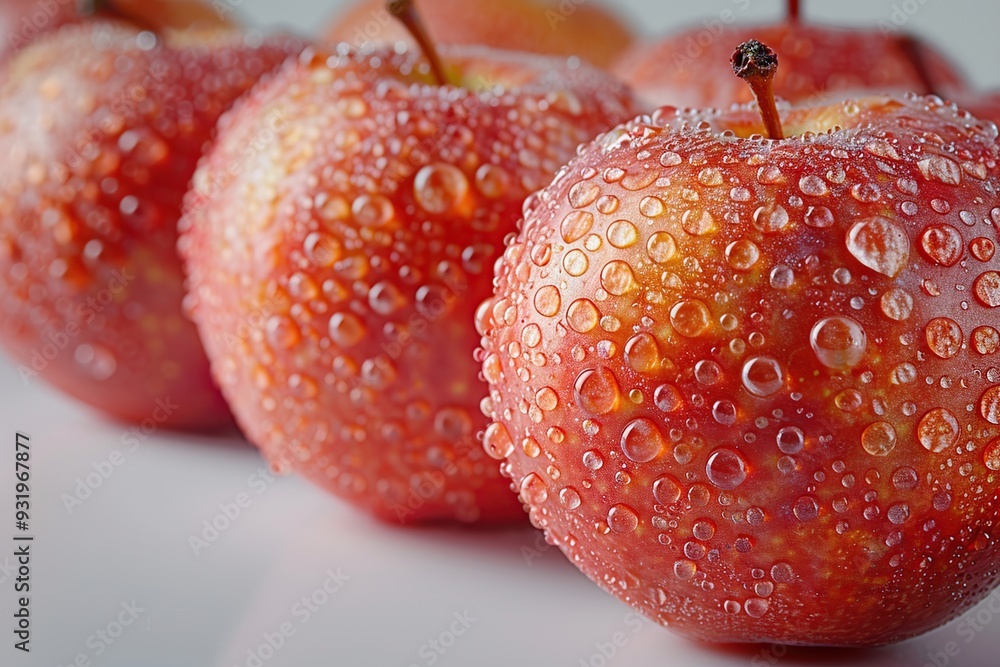 Sticker Dewy Red Apples