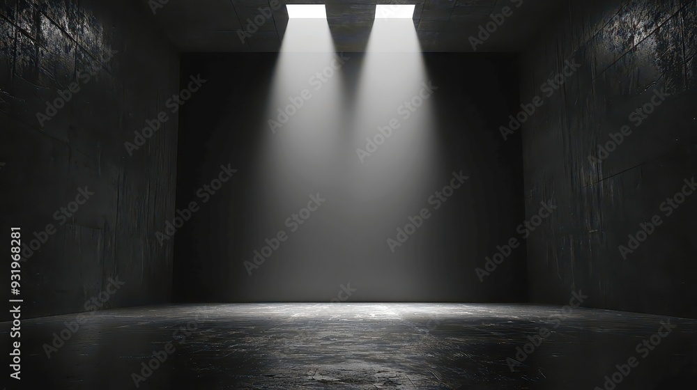 Aufkleber grey studio portrait backdrop, smooth grey backdrop creating a clean and versatile setting for vario
