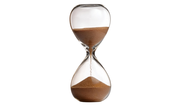  Hourglass Isolated on transparent Background