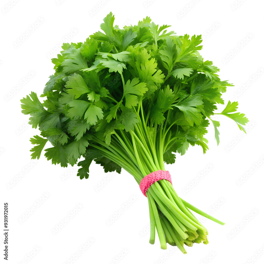 Wall mural parsley isolated on transparent background png