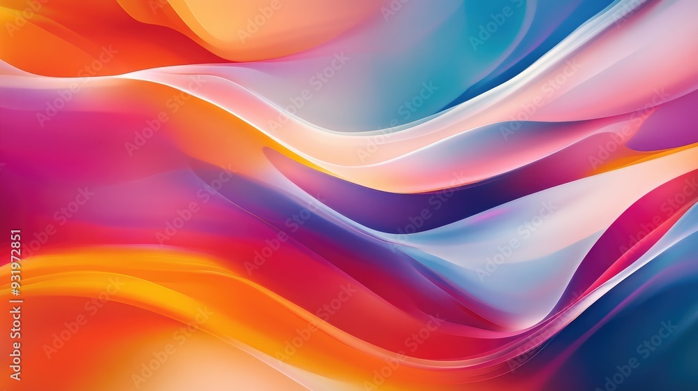 Poster abstract background design with vibrant colors and dynamic shapes creating a visually engaging and m