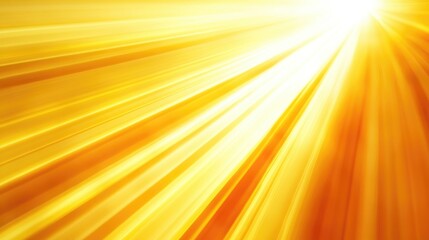 Abstract background featuring rays and light in vibrant yellow tones
