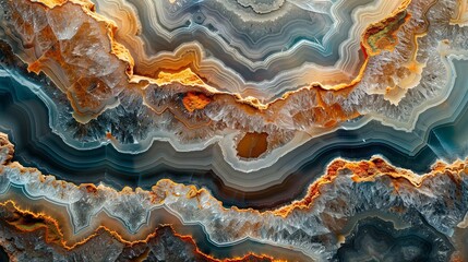 Obraz premium Gradient surface of agate rock 
