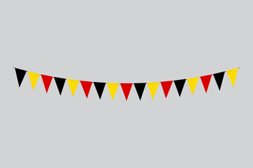 Fototapeta premium Albania ribbon flag