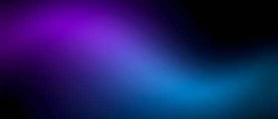 Gradient noise texture, rich violet to coral, black background abstract design, banner header design