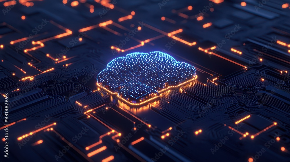 Poster cloud computing on a circuit board