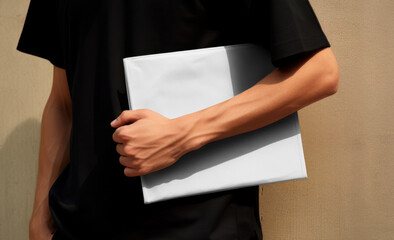PNG bag mockup, transparent design