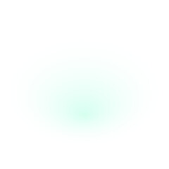 Blue glowing light effect on transparent background