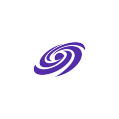 black hole galaxy deep logo simple