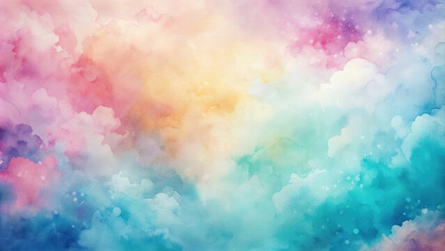 Watercolor background featuring soft, blended colors reminiscent of a serene watercolor painting, watercolor, background