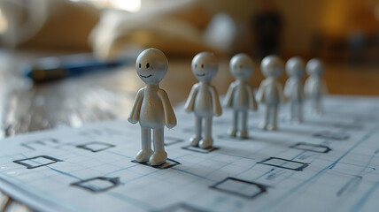 3D model of a person close up