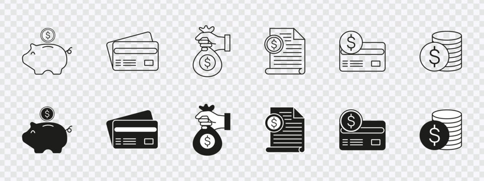 "Versatile finance business icons collection for modern financial and corporate designs."