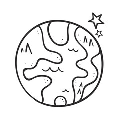 space icons collection. vector illustration