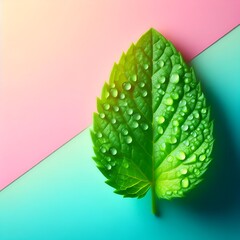 green leaf with drops, water, leaves, texture, macro, flora, summer, drop, dew, , tree, rain, green, abstract, fresh, wet