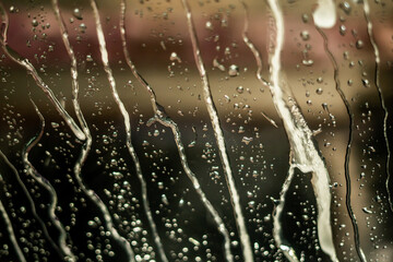 Obraz premium Car Wash Cleaning Windsheild Glass