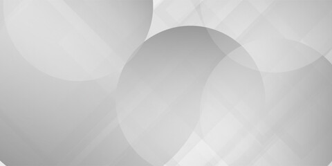 White geometric abstract background overlap layer on bright space with lines effect decoration. Modern graphic design element circles style concept wave light