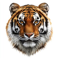 Fototapeta premium Close-up Portrait of a Majestic Tiger with Intense Eyes