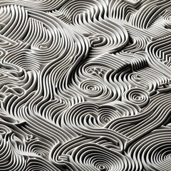 Fototapeta premium Black and white zebra texture seamless pattern vector for wallpaper decoration