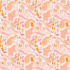 Naklejka premium colorful abstract pattern with geometric chaotically arranged elements