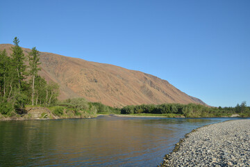 The Sob River in the Polar Urals.