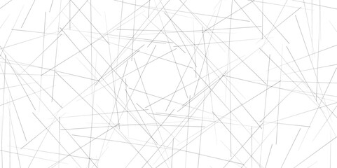 Fototapeta premium Random chaotic lines abstract geometric pattern. Chaotic abstract line background.