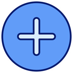 Add Blue Color Icon