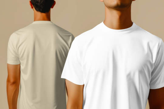PNG men's t-shirt mockup, transparent design