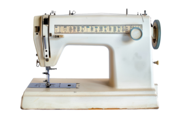 Modern electronic sewing machine Isolated On Transparent Background