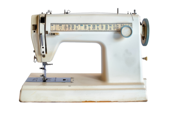 Modern electronic sewing machine Isolated On Transparent Background