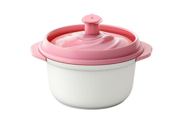 Yogurt maker in action Isolated On Transparent Background