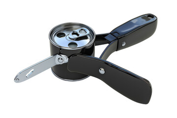 Professional can opening device Isolated On Transparent Background