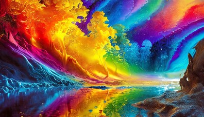 Naklejka premium abstract colorful background