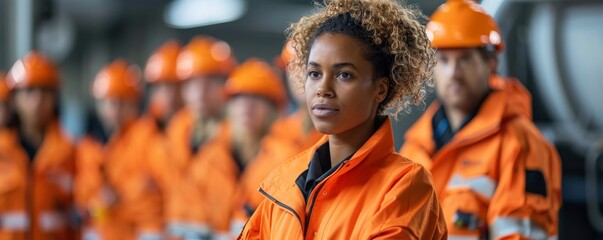 Expert Safety Officer Leading Emergency Response Training for Service Industry Professionals