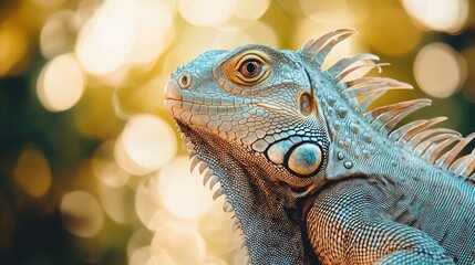 Fototapeta premium Close-up Portrait of an Iguana