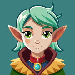 leprechaun cartoon elf vector illustration