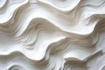 Fototapeta premium Abstract background of white plywood texture created with generative AI