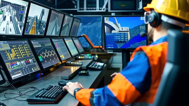 Operators remotely control crushers and pulverizers in mining operations, optimizing the crushing process and maximizing mineral recovery