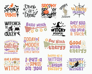 Halloween Set, Halloween T-shirt Design, Halloween SVG Design, Ghost Design, Halloween Shirt, Halloween Cat Shirt, Retro Halloween shirt Design, Spooky Season, Funny Halloween, Hippie Shirt,