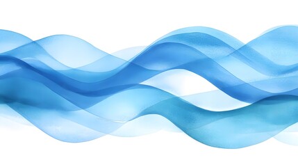 Soft blue waves flowing in a serene pattern, creating a fluid design suitable for backgrounds or artistic projects