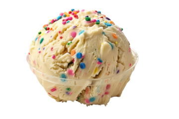 Vanilla Funfetti Cookie Recipe Isolated On Transparent Background