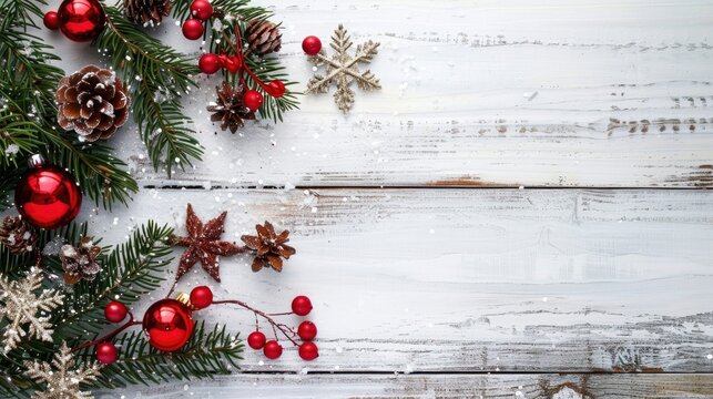 Christmas themed picture with room for text